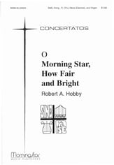 O Morning Star How Fair and Bright SAB choral sheet music cover